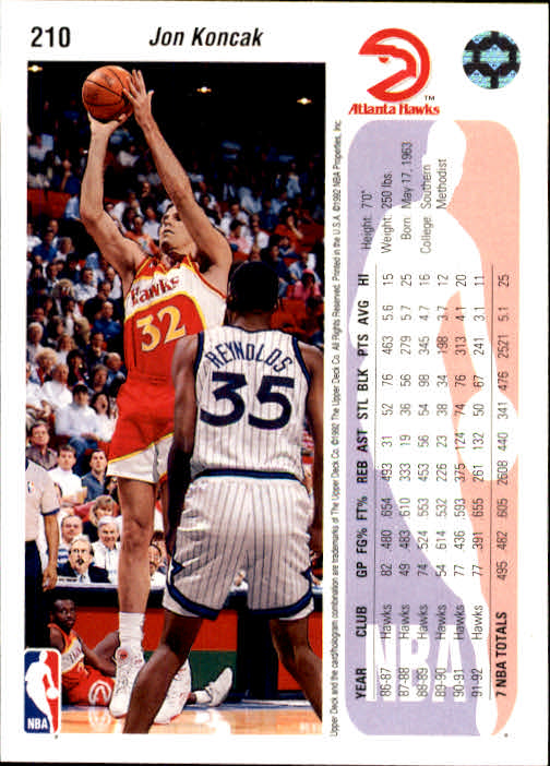 1992-93 choix de cartes basketball pont supérieur 96-264 - Photo 231 sur 339