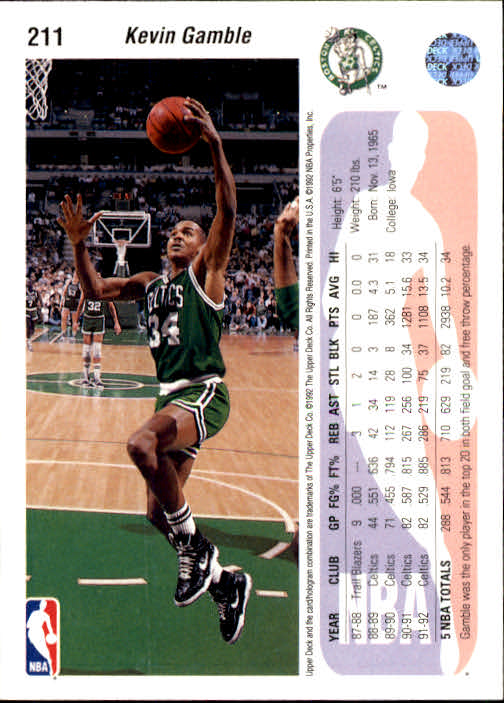 1992-93 choix de cartes basketball pont supérieur 96-264 - Photo 233 sur 339