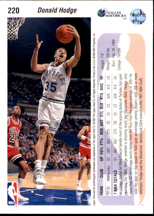 thumbnail 41  - 1992-93 Upper Deck Basketball (Cards 201-400) (Pick Your Cards)