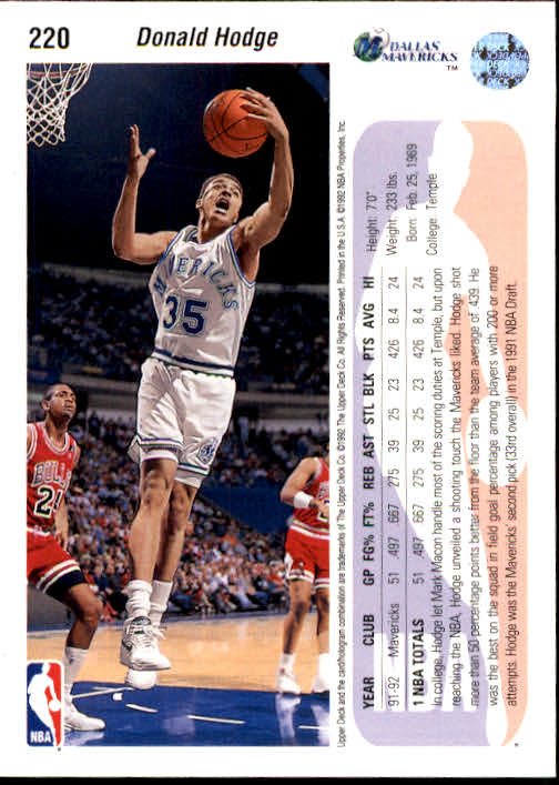 1992-93 choix de cartes basketball pont supérieur 96-264 - Photo 251 sur 339
