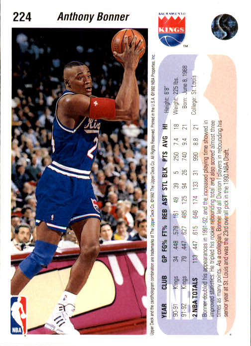 thumbnail 49  - 1992-93 Upper Deck Basketball (Cards 201-400) (Pick Your Cards)