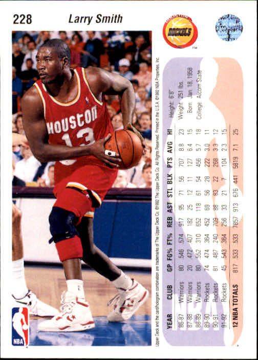 1992-93 choix de cartes basketball pont supérieur 96-264 - Photo 267 sur 339