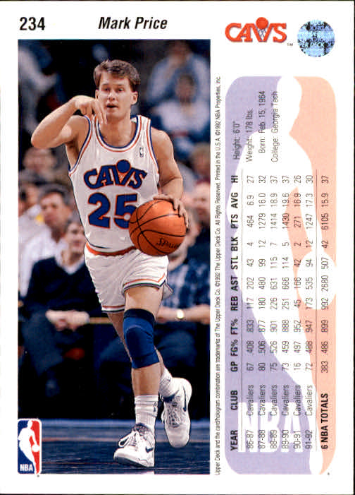 thumbnail 69  - 1992-93 Upper Deck Basketball (Cards 201-400) (Pick Your Cards)