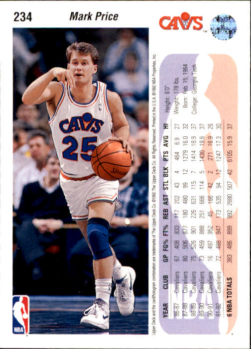 1992-93 choix de cartes basketball pont supérieur 96-264 - Photo 279 sur 339