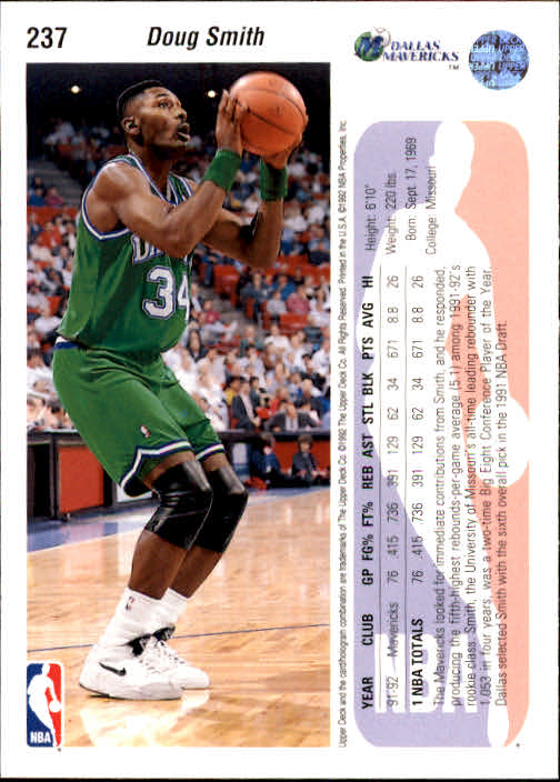 1992-93 choix de cartes basketball pont supérieur 96-264 - Photo 285 sur 339