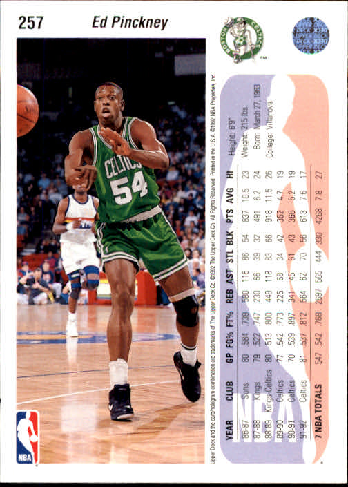 thumbnail 21  - 1992/1993 Upper Deck Basketball Part 2 Main Set Card #248 to #497