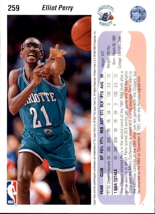 thumbnail 25  - 1992/1993 Upper Deck Basketball Part 2 Main Set Card #248 to #497