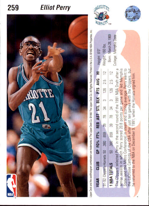 1992-93 choix de cartes basketball pont supérieur 96-264 - Photo 329 sur 339