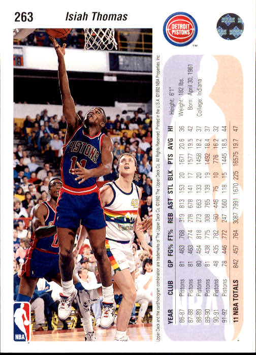 1992-93 choix de cartes basketball pont supérieur 96-264 - Photo 337 sur 339