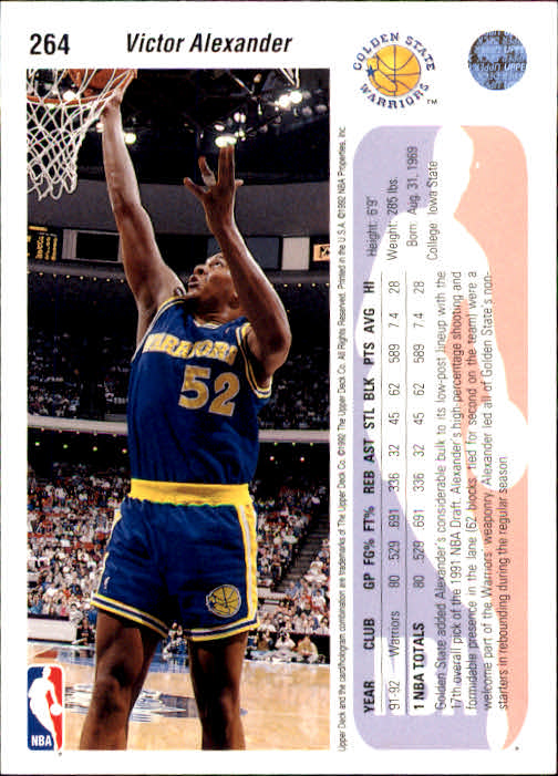 1992-93 choix de cartes basketball pont supérieur 96-264 - Photo 339 sur 339