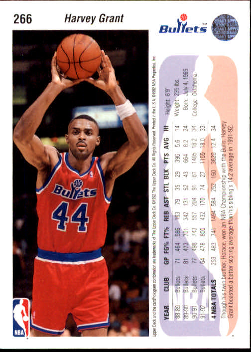 thumbnail 133  - 1992-93 Upper Deck Basketball (Cards 201-400) (Pick Your Cards)