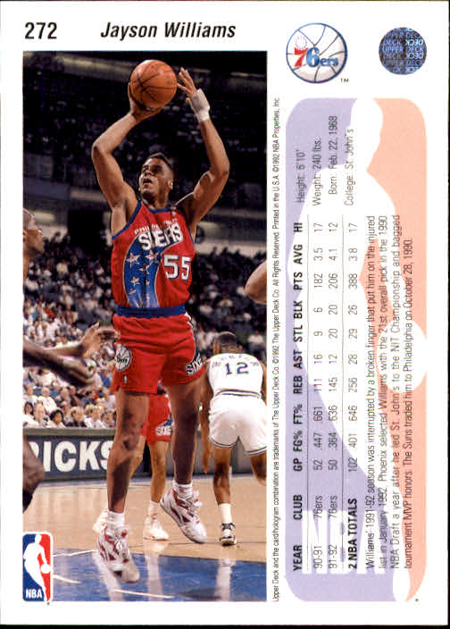 thumbnail 51  - 1992/1993 Upper Deck Basketball Part 2 Main Set Card #248 to #497