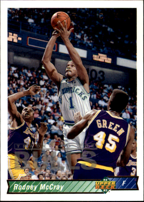 thumbnail 158  - 1992-93 Upper Deck Basketball (Cards 201-400) (Pick Your Cards)
