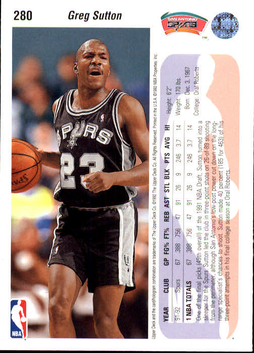 thumbnail 67  - 1992/1993 Upper Deck Basketball Part 2 Main Set Card #248 to #497