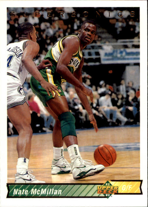 thumbnail 182  - 1992-93 Upper Deck Basketball (Cards 201-400) (Pick Your Cards)