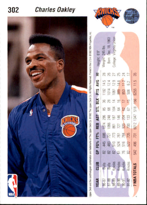 thumbnail 205  - 1992-93 Upper Deck Basketball (Cards 201-400) (Pick Your Cards)