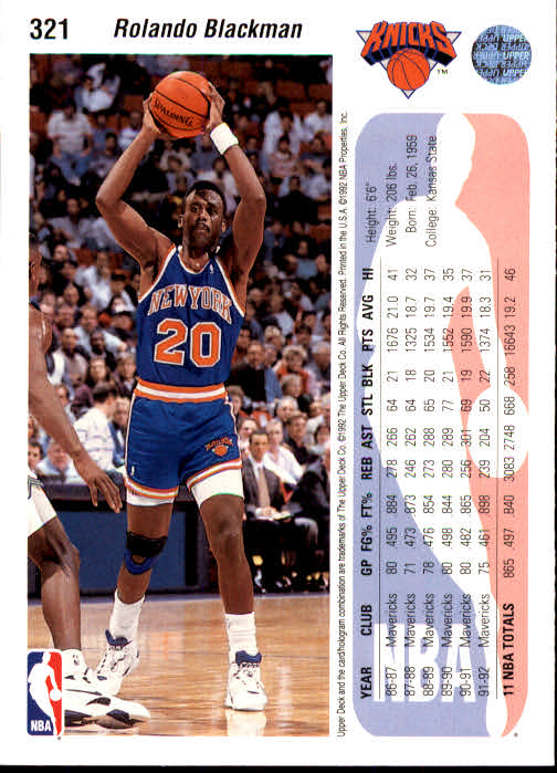 thumbnail 149  - 1992/1993 Upper Deck Basketball Part 2 Main Set Card #248 to #497