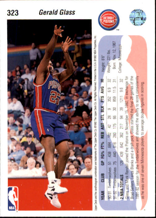thumbnail 153  - 1992/1993 Upper Deck Basketball Part 2 Main Set Card #248 to #497