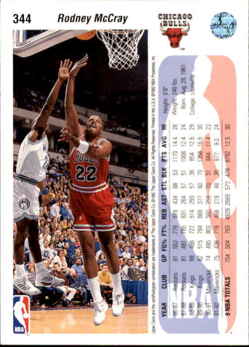 thumbnail 287  - 1992-93 Upper Deck Basketball (Cards 201-400) (Pick Your Cards)