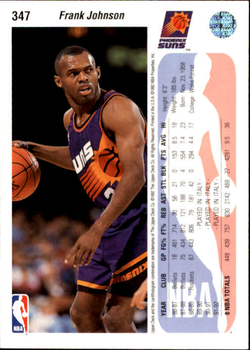 thumbnail 201  - 1992/1993 Upper Deck Basketball Part 2 Main Set Card #248 to #497