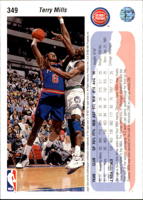 thumbnail 205  - 1992/1993 Upper Deck Basketball Part 2 Main Set Card #248 to #497