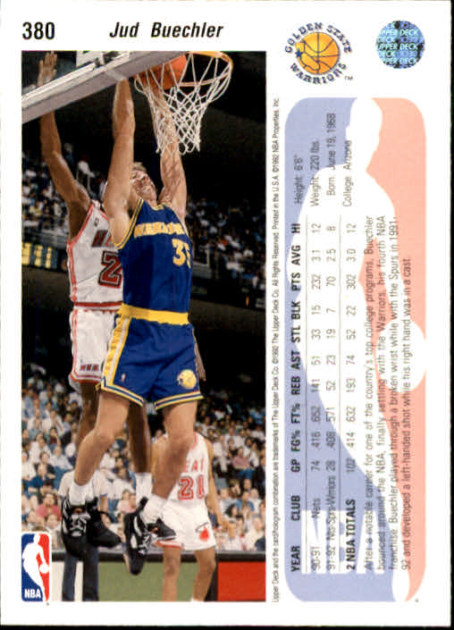 thumbnail 359  - 1992-93 Upper Deck Basketball (Cards 201-400) (Pick Your Cards)