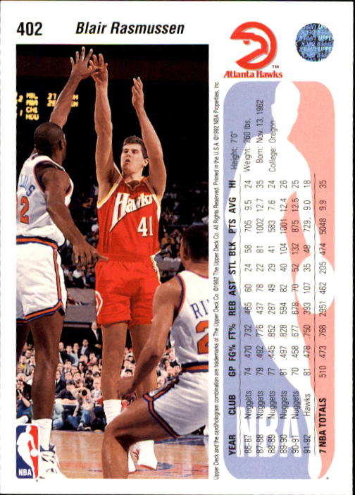 thumbnail 311  - 1992/1993 Upper Deck Basketball Part 2 Main Set Card #248 to #497