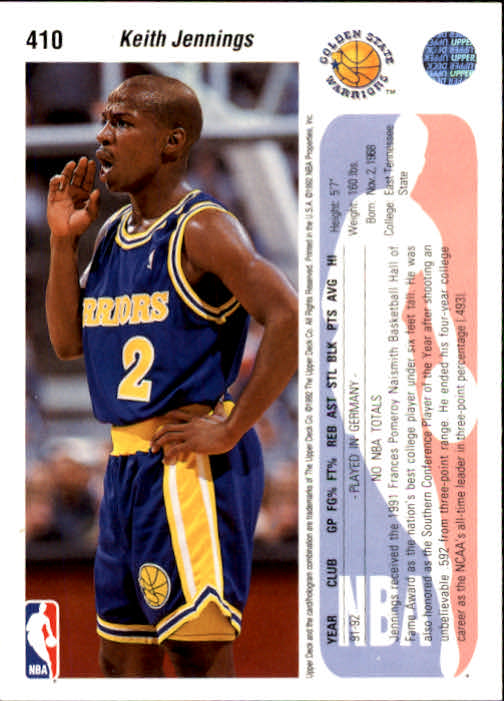 thumbnail 327  - 1992/1993 Upper Deck Basketball Part 2 Main Set Card #248 to #497