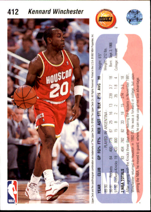 thumbnail 331  - 1992/1993 Upper Deck Basketball Part 2 Main Set Card #248 to #497