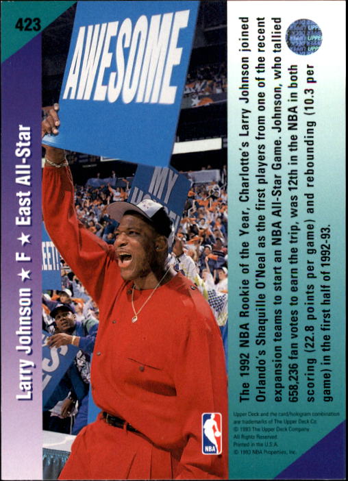 thumbnail 353  - 1992/1993 Upper Deck Basketball Part 2 Main Set Card #248 to #497