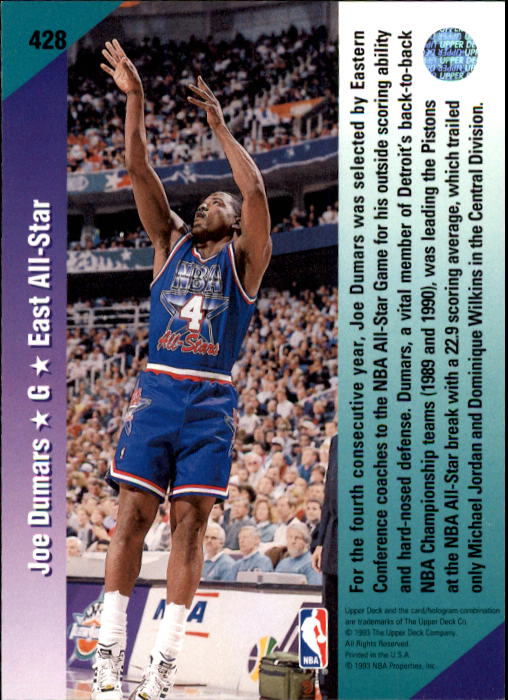 thumbnail 359  - 1992/1993 Upper Deck Basketball Part 2 Main Set Card #248 to #497