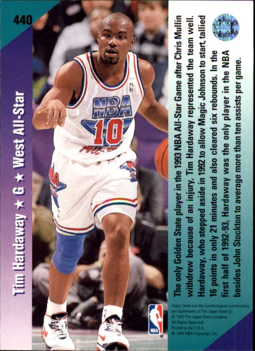 thumbnail 383  - 1992/1993 Upper Deck Basketball Part 2 Main Set Card #248 to #497