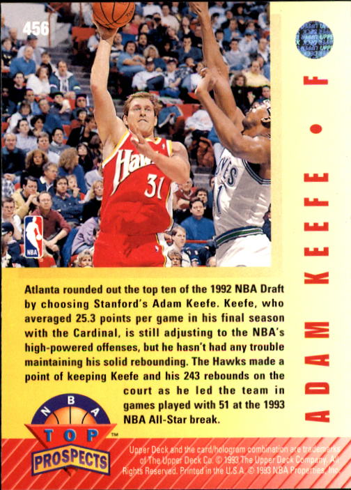 thumbnail 413  - 1992/1993 Upper Deck Basketball Part 2 Main Set Card #248 to #497