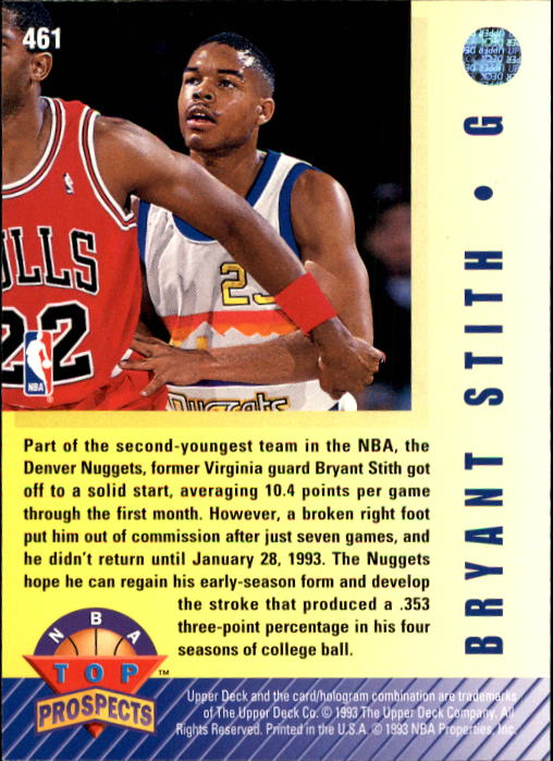 thumbnail 423  - 1992/1993 Upper Deck Basketball Part 2 Main Set Card #248 to #497