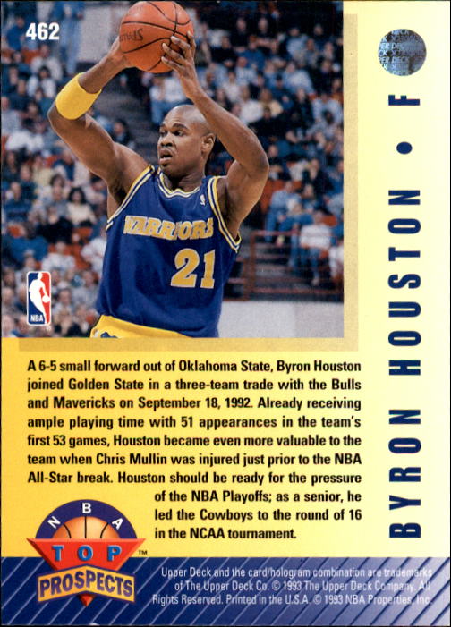 thumbnail 425  - 1992/1993 Upper Deck Basketball Part 2 Main Set Card #248 to #497