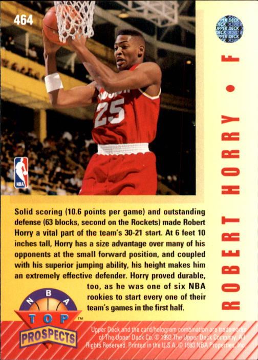 thumbnail 429  - 1992/1993 Upper Deck Basketball Part 2 Main Set Card #248 to #497