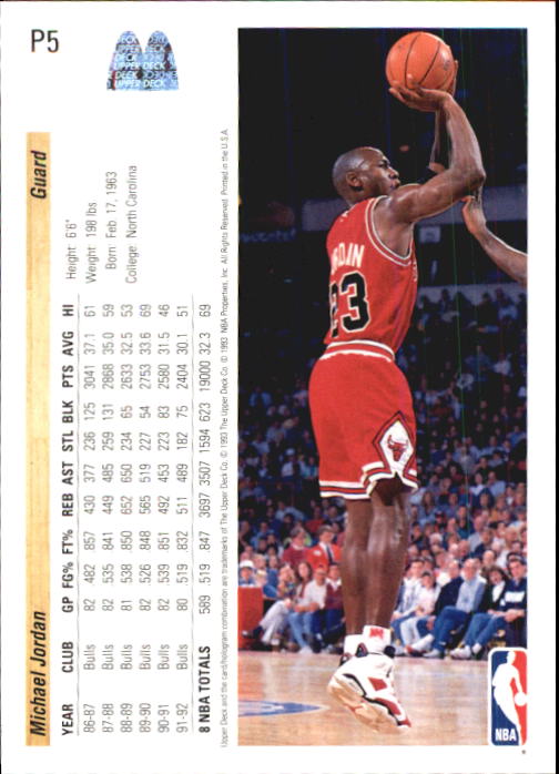 1992/1993 Upper Deck McDonald's Basketball - Picture 115 of 123