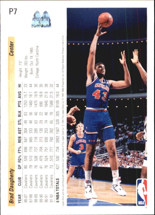1992/1993 Upper Deck McDonald's Basketball - Picture 111 of 123