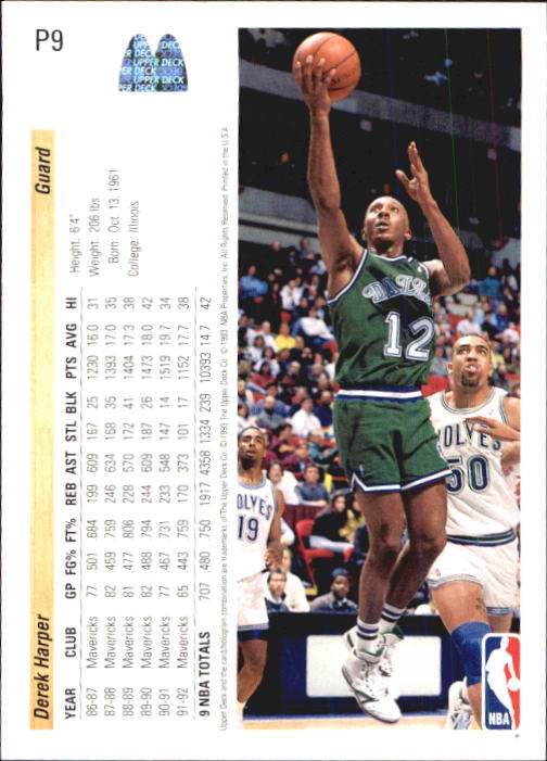 1992/1993 Upper Deck McDonald's Basketball - Picture 107 of 123