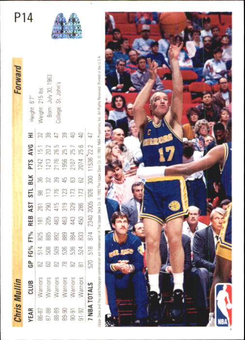 1992/1993 Upper Deck McDonald's Basketball - Picture 97 of 123