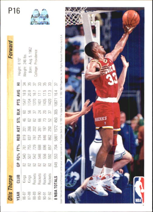 1992/1993 Upper Deck McDonald's Basketball - Picture 93 of 123