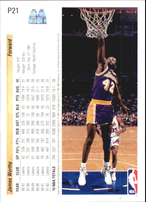 1992/1993 Upper Deck McDonald's Basketball - Picture 83 of 123