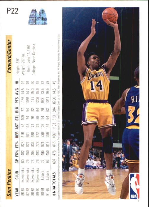1992/1993 Upper Deck McDonald's Basketball - Picture 81 of 123