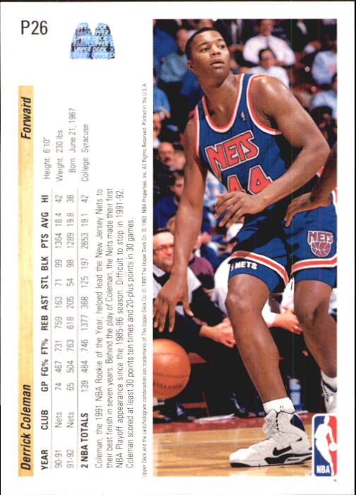 1992/1993 Upper Deck McDonald's Basketball - Picture 73 of 123