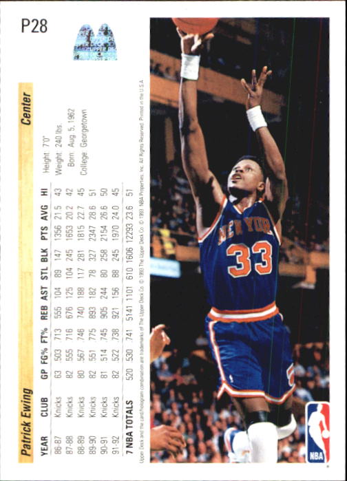 1992/1993 Upper Deck McDonald's Basketball - Picture 69 of 123