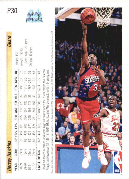 1992/1993 Upper Deck McDonald's Basketball - Picture 65 of 123