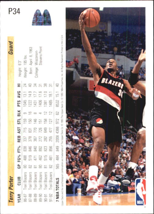 1992/1993 Upper Deck McDonald's Basketball - Picture 57 of 123