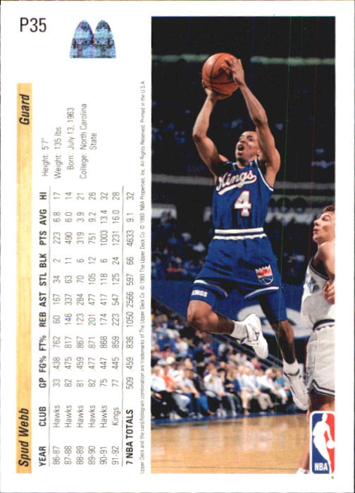 1992/1993 Upper Deck McDonald's Basketball - Picture 55 of 123