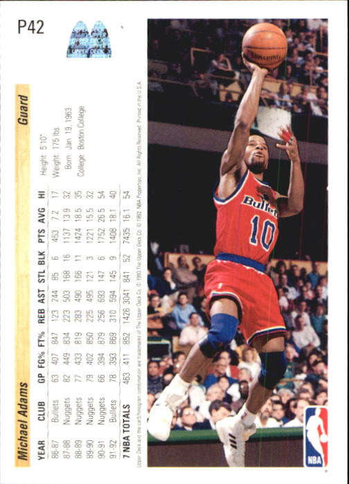 1992/1993 Upper Deck McDonald's Basketball - Picture 41 of 123