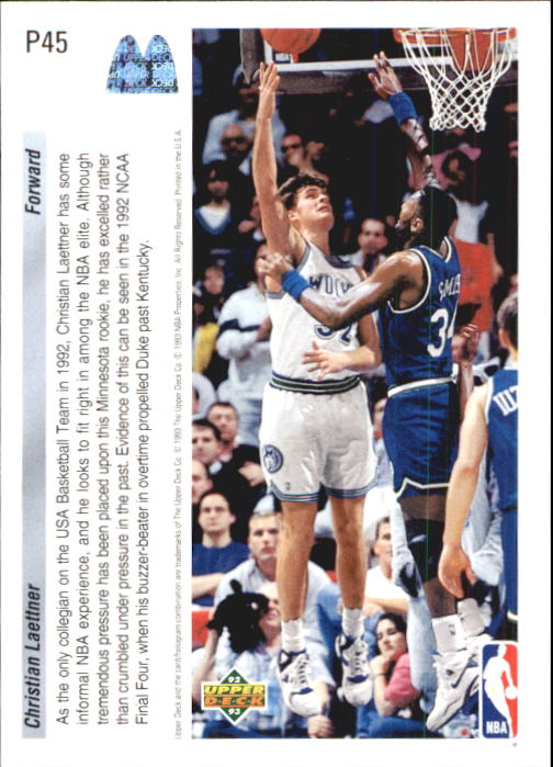 1992/1993 Upper Deck McDonald's Basketball - Picture 37 of 123
